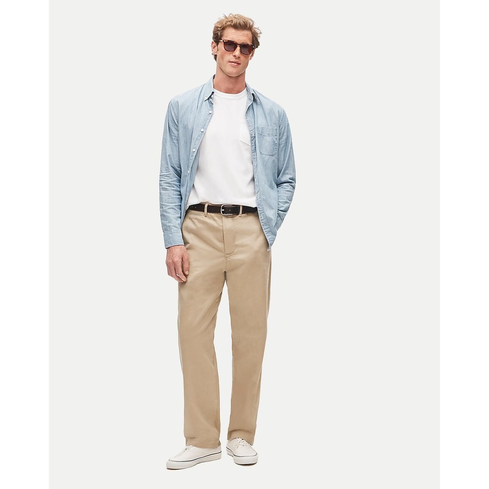 J.Crew Wallace & Barnes Mens Size 32x32 Officer Chino Pants Khaki Selvedge NWT - Picture 10 of 13